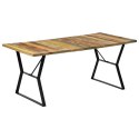 Stół do jadalni, 180x90x76 cm, z litego drewna z odzysku Lumarko!