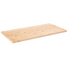 Blat stołu, 100x60x2,5 cm, lite drewno sosnowe, prostokątny Lumarko!