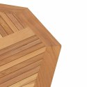 VidaXL Składany stół ogrodowy, 120x120x75 cm, lite drewno tekowe