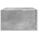 VidaXL Wiszące szafki nocne, 2 szt., szarość betonu, 35x35x20 cm