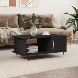 Stolik kawowy, czarny, 90x50x40 cm, materiał drewnopochodny Lumarko!