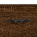 VidaXL Szafka nocna, brązowy dąb, 40x40x66 cm, materiał drewnopochodny