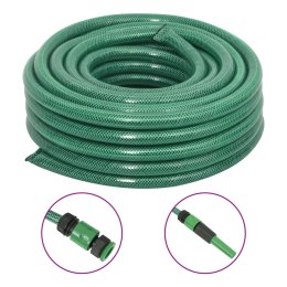 Wąż ogrodowy z zestawem złączek, zielony, 100 m, PVC Lumarko!