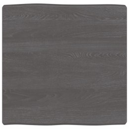 VidaXL Blat do biurka, ciemnoszary, 60x60x6 cm, malowane drewno dębowe