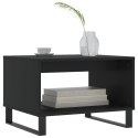 Stolik kawowy, czarny, 60x50x40 cm, materiał drewnopochodny Lumarko!