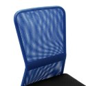Krzesło biurowe, czarno-niebieskie, 44x52x100 cm, z siatką Lumarko!