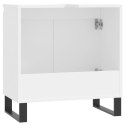 VidaXL Szafka łazienkowa, biała, 58x33x60 cm, materiał drewnopochodny