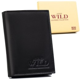 Skórzany portfel męski z zabezpieczeniem antykradzieżowym — Always Wild Lumarko!