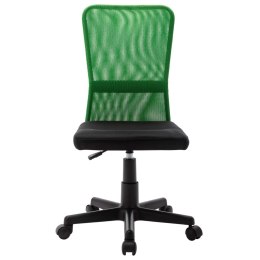 VidaXL Krzesło biurowe, czarno-zielone, 44x52x100 cm, z siatką