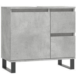 VidaXL Szafka łazienkowa, szarość betonu, 65x33x60 cm