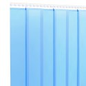 VidaXL Kurtyna paskowa, niebieska, 200 mm x 1,6 mm, 50 m, PVC
