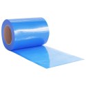 VidaXL Kurtyna paskowa, niebieska, 300 mm x 2,6 mm, 25 m, PVC