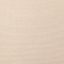 VidaXL Podnóżek, kremowy, 78x56x32 cm, tapicerowany tkaniną