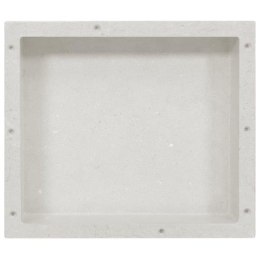 VidaXL Wnęka prysznicowa, biała matowa, 41x36x10 cm