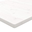 Blat biurka, biały, 110x55x2,5 cm, lite drewno sosnowe Lumarko!