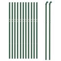 VidaXL Ogrodzenie z siatki, zielone, 1,1x25 m