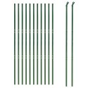 VidaXL Ogrodzenie ze zgrzewanej siatki, zielone, 2,2x25 m