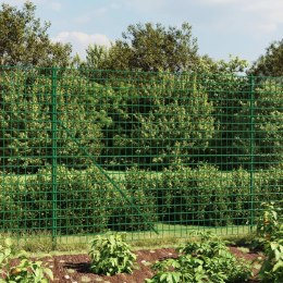 VidaXL Ogrodzenie ze zgrzewanej siatki, zielone, 1,4x10 m
