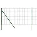 VidaXL Ogrodzenie ze zgrzewanej siatki, zielone, 0,8x10 m
