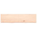 VidaXL Półka, 160x40x4 cm, surowe lite drewno dębowe