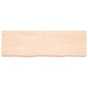VidaXL Półka, 160x50x6 cm, surowe lite drewno dębowe