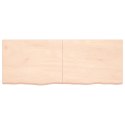 Półka, 160x60x4 cm, surowe lite drewno dębowe Lumarko!