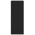 VidaXL Szafka wisząca, czarna, 34,5x34x90 cm, materiał drewnopochodny