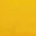 VidaXL Podnóżek, żółty, 78x56x32 cm, tapicerowany aksamitem
