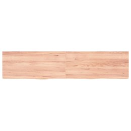 VidaXL Półka, jasnobrązowa, 180x40x4 cm, lite drewno dębowe