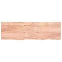 VidaXL Półka jasnobrązowa, 200x60x6 cm, lite drewno dębowe