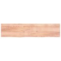 VidaXL Półka jasnobrązowa, 220x50x4 cm, lite drewno dębowe