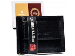 Mały portfel-banknotówka ze skóry naturalnej — Peterson Lumarko!