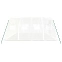 VidaXL Szklarnia ze stalową ramą, biała, 16 m², 4x4x2 m
