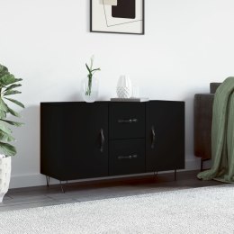 VidaXL Komoda, czarna, 100x36x60 cm, materiał drewnopochodny