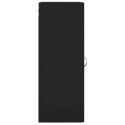 VidaXL Szafka wisząca, czarna, 34,5x34x90 cm