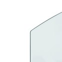 VidaXL Panel kominkowy, szklany, 100x60 cm