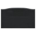 VidaXL Stolik konsolowy z szufladami, czarny, 50x30x75 cm, lity mahoń