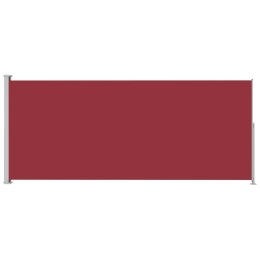 VidaXL Zwijana markiza boczna na taras, 180x500 cm, czerwona
