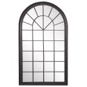 Metalowe lustro ścienne okno 77 x 130 cm czarne TREVOL Lumarko!