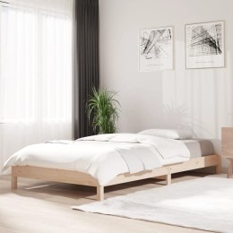 Łóżko sztaplowane, 90x200 cm, lite drewno sosnowe Lumarko!