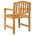Krzesła ogrodowe, 8 szt., 58x59x88 cm, lite drewno tekowe Lumarko!
