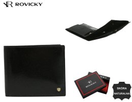 Skórzany portfel męski z systemem RFID — Rovicky Lumarko!