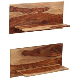 Półki ścienne, 2 szt., 58 x 26 x 20 cm, lite drewno sheesham Lumarko!