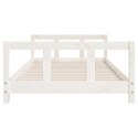 Rama łóżka dla dzieci, biała, 90x200 cm, drewno sosnowe Lumarko!