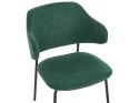 Zestaw 2 krzeseł do jadalni zielony KENAI Lumarko!