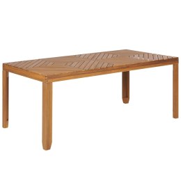 Stół ogrodowy drewno akacjowe 180 x 90 cm BARATTI Lumarko!
