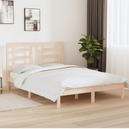 Rama łóżka, lite drewno sosnowe, 150x200 cm, 5FT,King Size Lumarko!