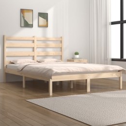 Rama łóżka, lite drewno sosnowe, 150x200 cm, King Size Lumarko!