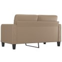 2-osobowa sofa, kolor cappuccino, 140 cm, sztuczna skóra Lumarko!