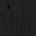 Ławka z donicami, czarna, 184,5x39,5x56,5 cm, drewno sosnowe Lumarko!